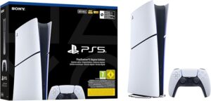 Playstation Sony, 5 Édition Numérique, PS5 avec 1 Manette Sans Fil DualSense, Couleur : Blanche