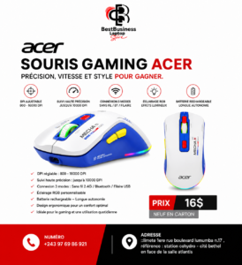 Souris GAMER Acer sans files